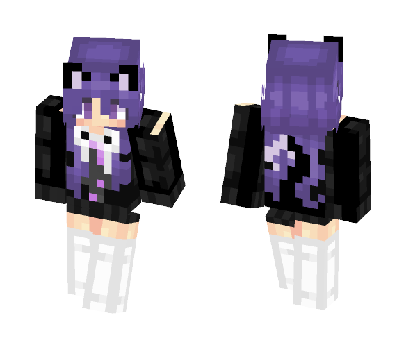 An Actual Face Reveal OC SAKI - Female Minecraft Skins - image 1