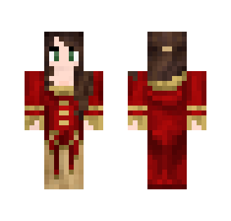 Medieval Red Dress
