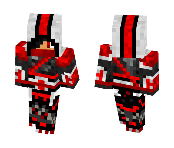 Flaming Ninja - Male Minecraft Skins - image 1