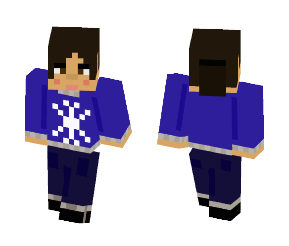Snowflake jumper - Female Minecraft Skins - image 1