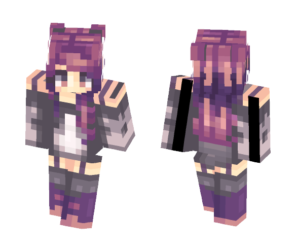 ✨Nebula Goth✨ Popreel! - Female Minecraft Skins - image 1