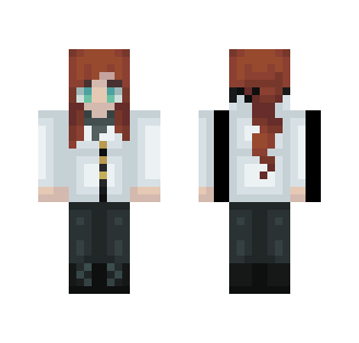 face reveal and skin for sister