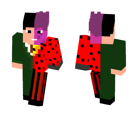 Batman Forever Two-Face - Batman Minecraft Skins - image 1