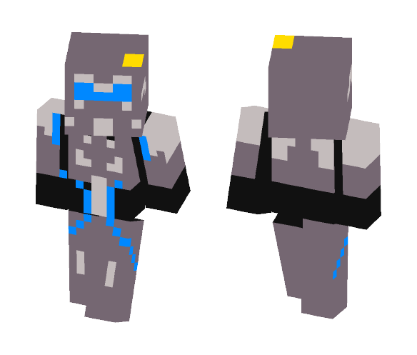 Oni agent Locke - Male Minecraft Skins - image 1