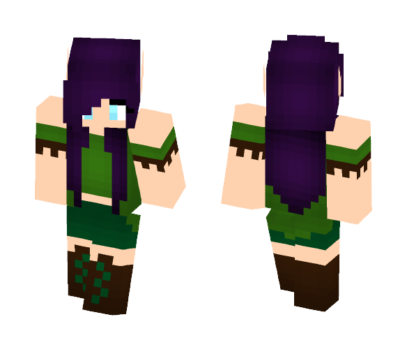 Forest Elf - Female Minecraft Skins - image 1