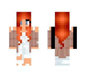 Red hair girl cloths #2 - Color Haired Girls Minecraft Skins - image 2