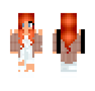 Red hair girl cloths #2