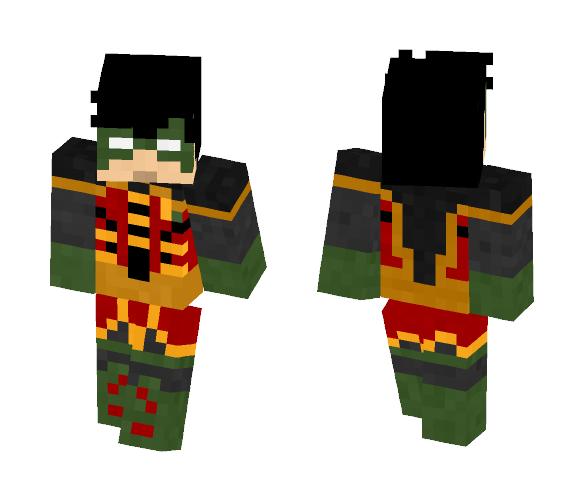 Robin | rebirth | damian wayne - Male Minecraft Skins - image 1