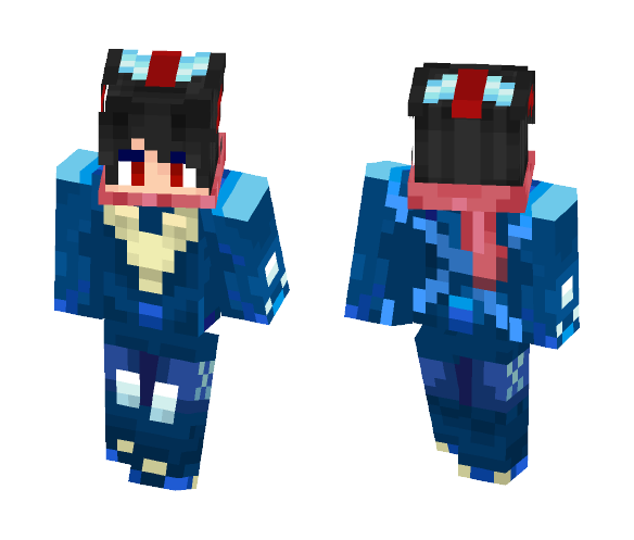 Download Free Pokemon xFergulx Ash-Greninja Skin Skin for Minecraft image 1 Pokemon xFergulx Ash-Greninja Skin - Male Minecraft Skins - image 1