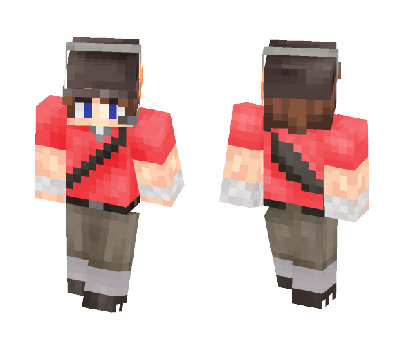 TF2 xFergulx Scout Skin - Male Minecraft Skins - image 1