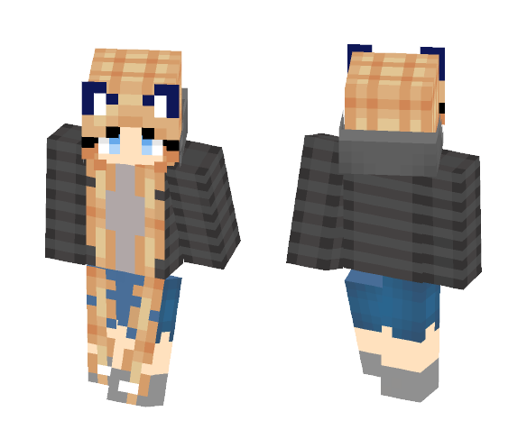 Skyla The Cat|ReShaded - Female Minecraft Skins - image 1