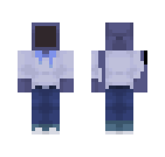 Tv head: Blue - Male Minecraft Skins - image 2