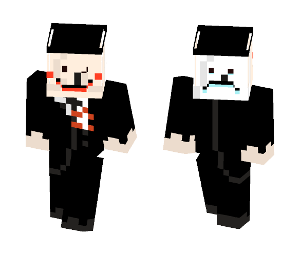 Nightmare Before Christmas Mayor - Christmas Minecraft Skins - image 1