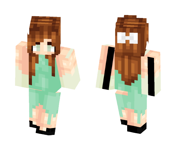 ♡ A Cute Girl In A Dress ♡ - Cute Girls Minecraft Skins - image 1