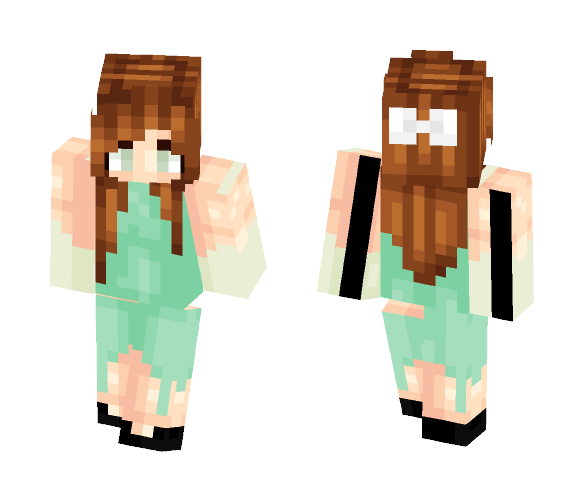 Download Free ♡ A Cute Girl In A Dress ♡ Skin for Minecraft image 1 ♡ A Cute Girl In A Dress ♡ - Cute Girls Minecraft Skins - image 1
