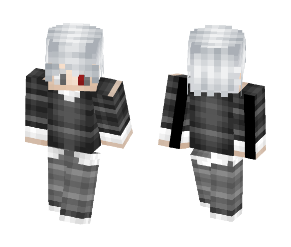 Half Ghoul [Tokyo Ghoul] - Male Minecraft Skins - image 1