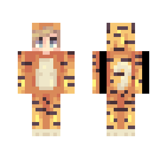 Tiger Onesie ! - Female vers in dec - Male Minecraft Skins - image 2