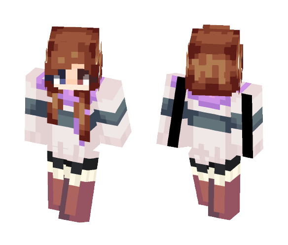 Download Free Winter Is Here Skin for Minecraft image 1 Winter Is Here - Female Minecraft Skins - image 1
