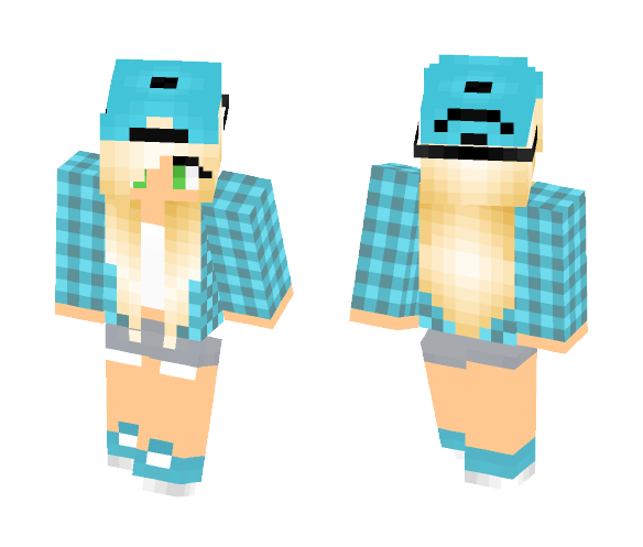 Download Free Hot Blonde Girl (The Original) Skin for Minecraft image 1 Hot Blonde Girl (The Original) - Girl Minecraft Skins - image 1