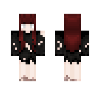 Ash - Gothic Coal Girl - Girl Minecraft Skins - image 2