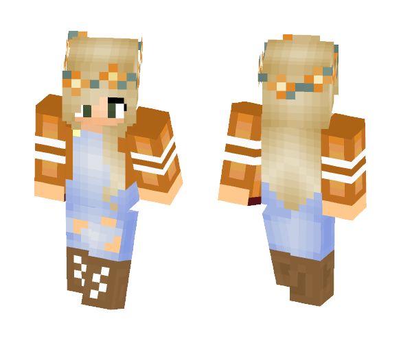 Autumn - Warmth - Female Minecraft Skins - image 1