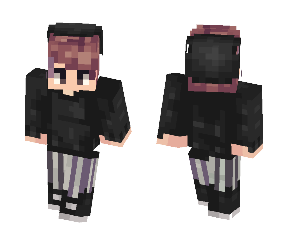 Striped Jeans - Grunge - Male Minecraft Skins - image 1