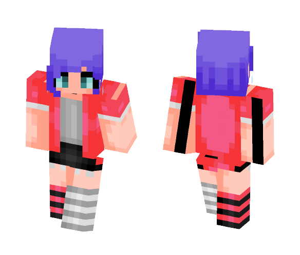 Download Free Oh purple so purple to much purple Skin for Minecraft image 1 Oh purple so purple to much purple - Female Minecraft Skins - image 1