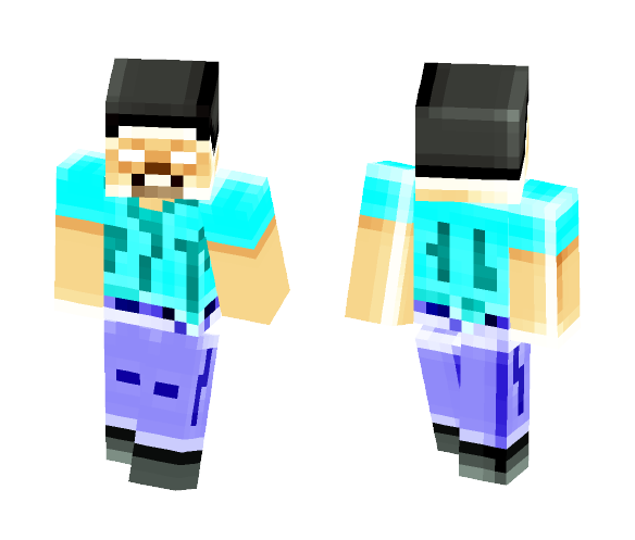 Cartoony Herobrine - Herobrine Minecraft Skins - image 1