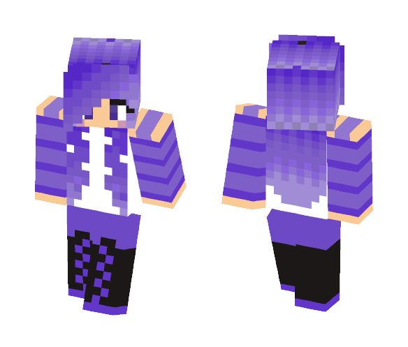 Purple Girl - Girl Minecraft Skins - image 1