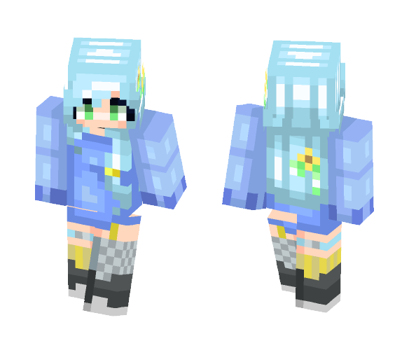 Rising Tides -=- Selena OC ~Ink - Female Minecraft Skins - image 1