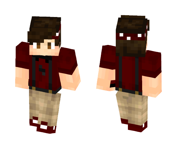 Slick Bowtie - Male Minecraft Skins - image 1