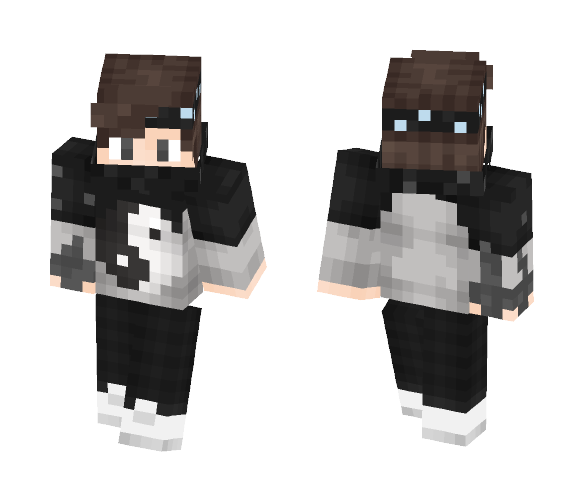 Yin and Yang Sweatshirt - Male Minecraft Skins - image 1