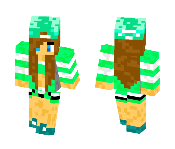 Hot Girl - Girl Minecraft Skins - image 1