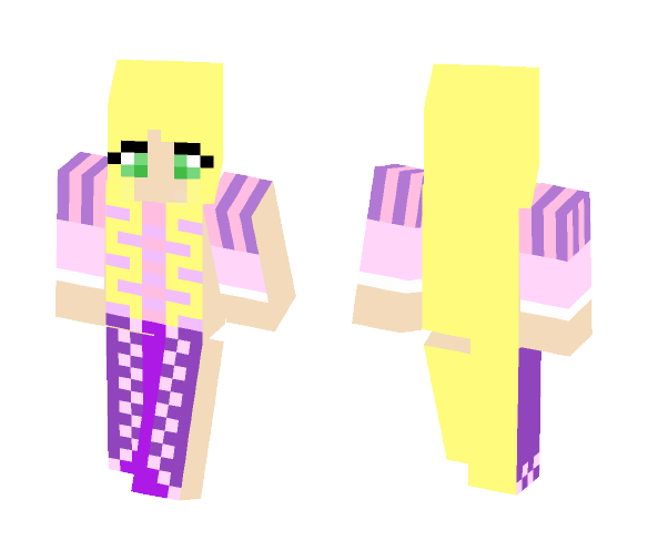Rapunzel - Female Minecraft Skins - image 1