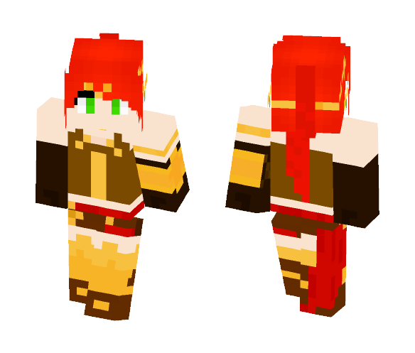 Pyrrha Nikos (RWBY) - Female Minecraft Skins - image 1