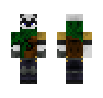 Fantasy Hunter Panda - Male Minecraft Skins - image 2