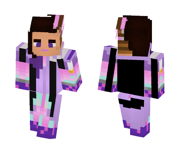 Sombra -overwatch - Female Minecraft Skins - image 1