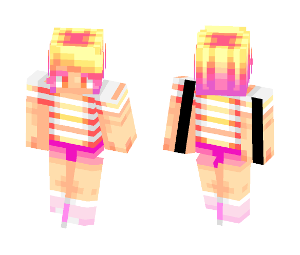 Blinding Neon - Female Minecraft Skins - image 1