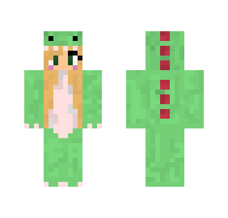 Dino Onesie - Female Minecraft Skins - image 2