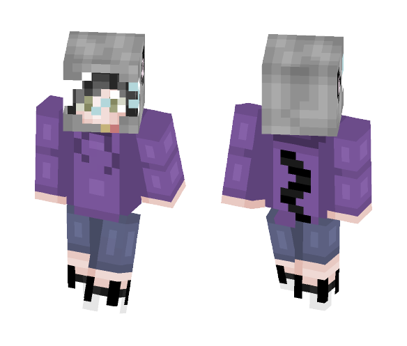 Astro Cat! - Male Minecraft Skins - image 1