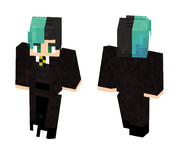 Hufflepuff boy double hair - Boy Minecraft Skins - image 1