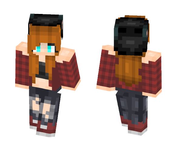 Download Free Tank top girl Skin for Minecraft image 1 Tank top girl - Girl Minecraft Skins - image 1