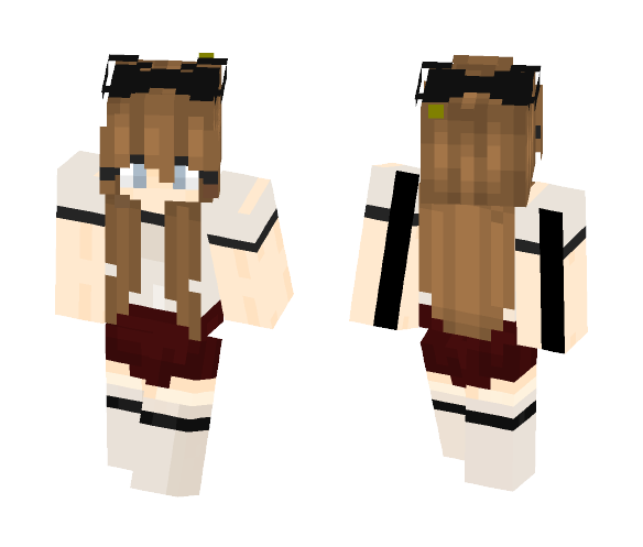 ❤Walking near the shore❤ - Female Minecraft Skins - image 1