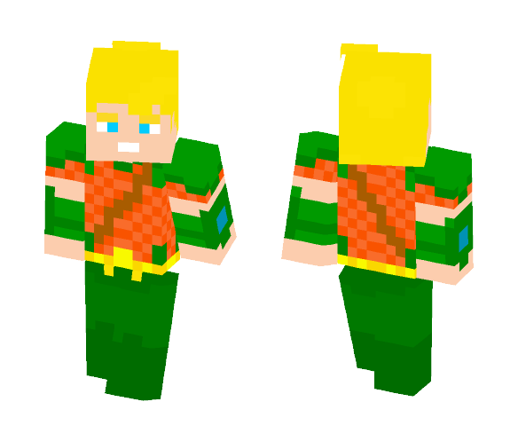 Aquaman (AJ) (Dc) - Comics Minecraft Skins - image 1