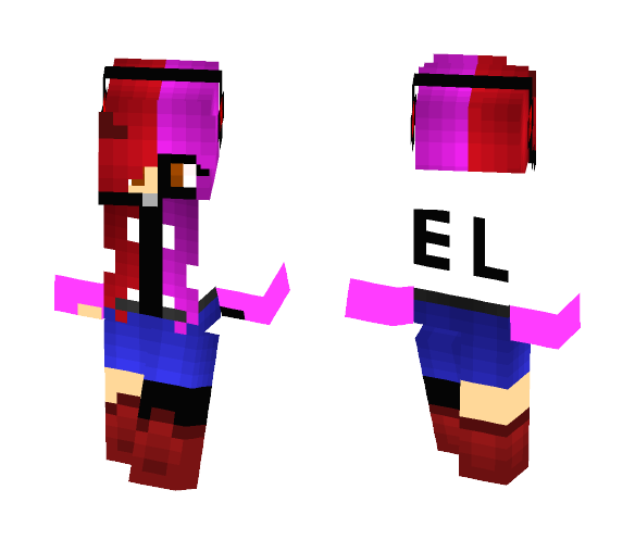 Download Free Evil Devil Skin for Minecraft image 1 Evil Devil - Female Minecraft Skins - image 1