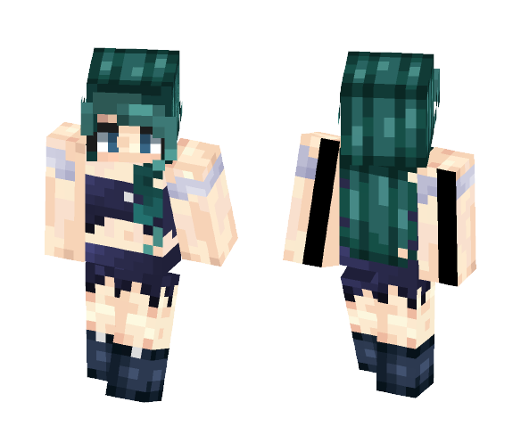 Dark Sorceress - Female Minecraft Skins - image 1