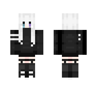 Black and white