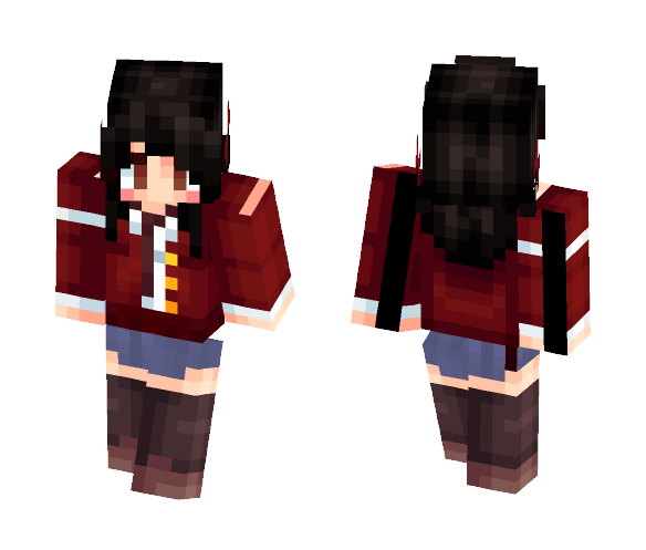 Download Free SKIN DI QUELLA TROIA DI AKANEEEEEE! Skin for Minecraft image 1 SKIN DI QUELLA TROIA DI AKANEEEEEE! - Female Minecraft Skins - image 1