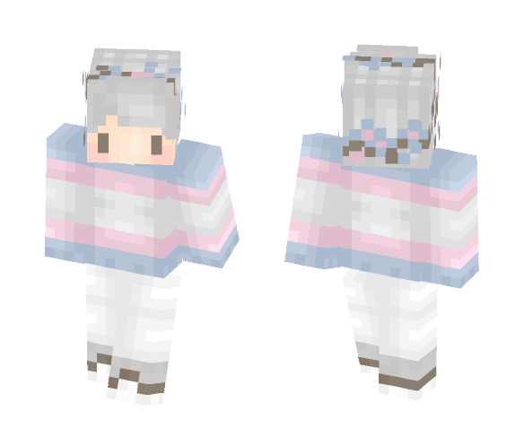 Transgender Flag Skin! - Male Minecraft Skins - image 1