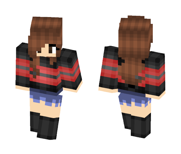 Download Free The Girl Is Cool Skin for Minecraft image 1 The Girl Is Cool - Girl Minecraft Skins - image 1
